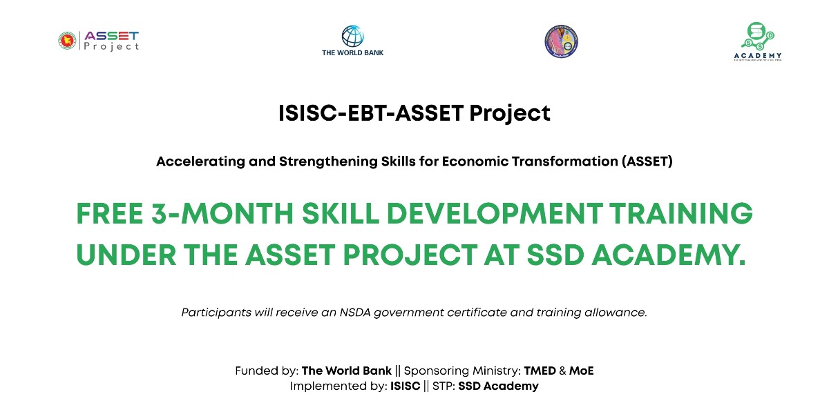 Free Skill Development Training at SSD Academy under the ASSET Project