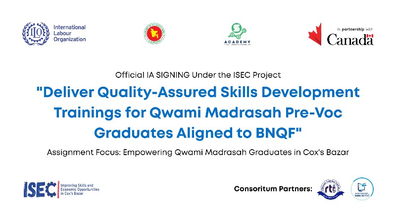 Deliver Quality-Assured Skills Development Trainings for Qwami Madrasah Pre-Voc Graduates Aligned to BNQF.